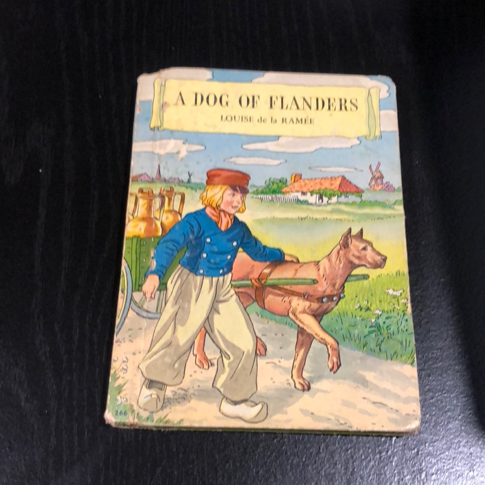 Vintage hardcover book A Dog of Flanders